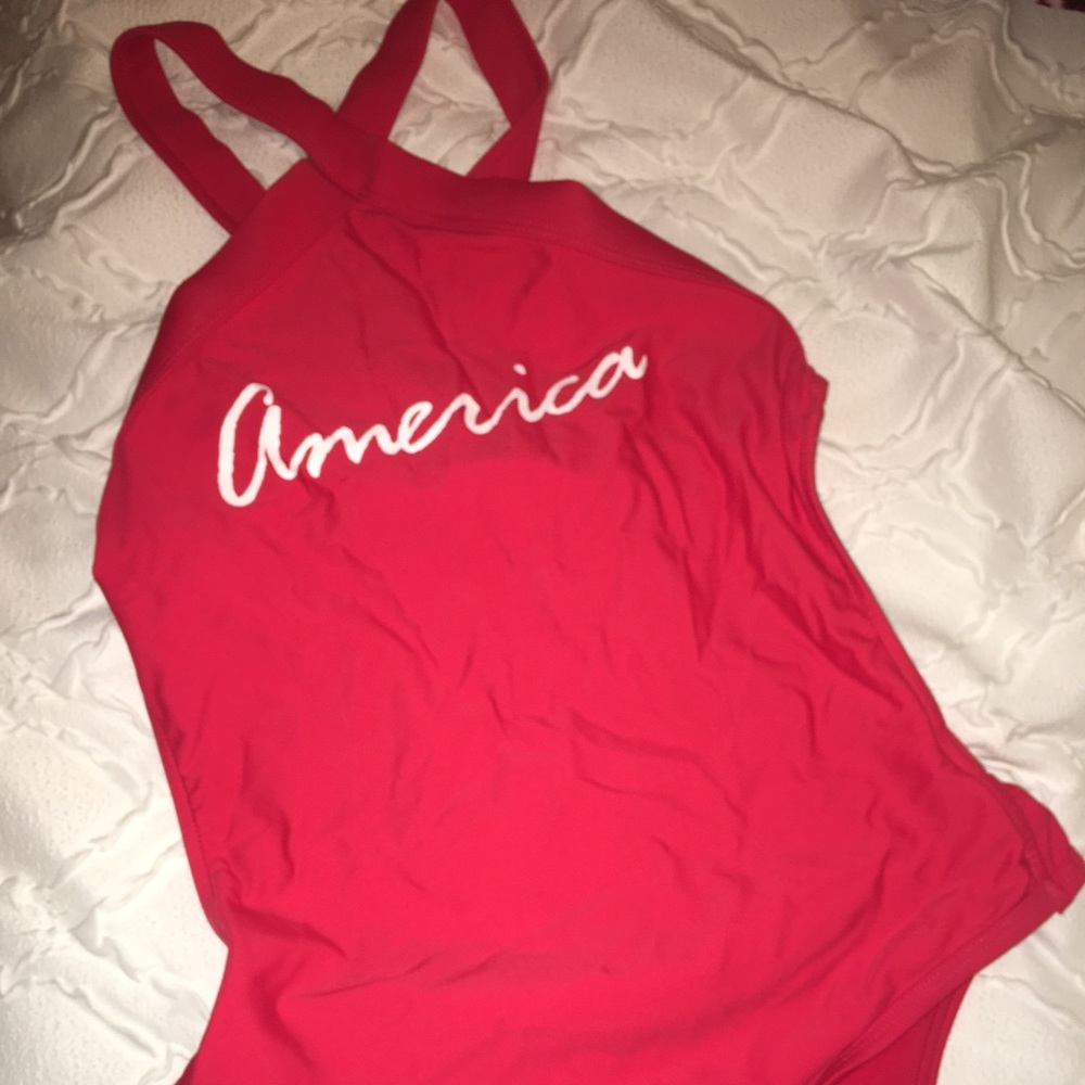 L.A. hearts America one piece bathing suit